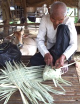 Sugar palm boxes