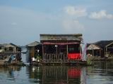Floating fish farm and house