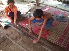 Mat weaving